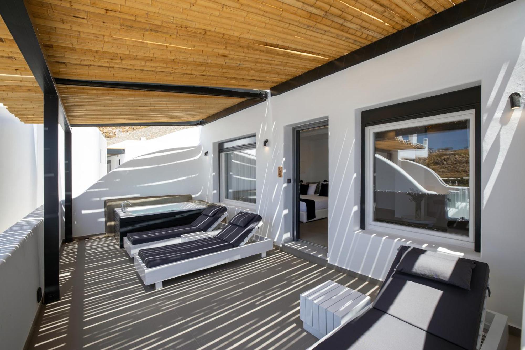 Tropicana Hotel , Suites & Villas Mykonos Paradise Beach  Quarto foto