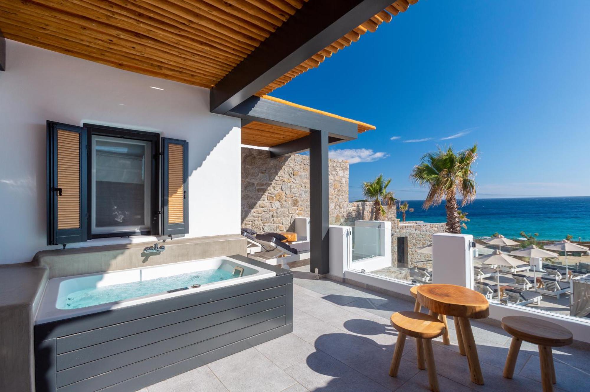 Tropicana Hotel , Suites & Villas Mykonos Paradise Beach  Quarto foto